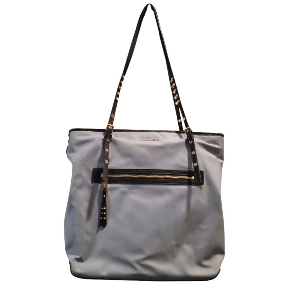 Michael Kors Leila Large Pale blue Tote Studded Straps
